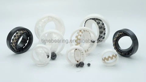 zirconia ZrO2 full ceramic self aligning ball bearing 2300 1201 2201 1301 2301 1202 with ceramic balls