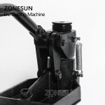 ZONESUN Hand Pressure Sampling Machine Laser Knife Mold Leather Stamping Machine Manual Leather Mold Die Cutting Machine