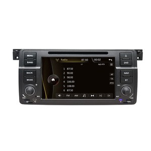 ZYCGOTEC Wholesale Car Multimedia Player GPS Wince 1 Din 7 inch Car DVD Player Autoradio for BMW E46 GPS Navigation BT USB RDS