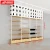 Import dollar store steel wood retail display shelves miniso display shelves from China