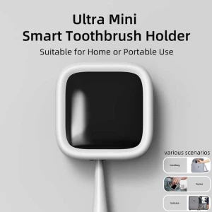 Portable Mini Toothbrush Sterilizer w/Heated and UV LED Light Sterilizer Toothbrush Hot Dry Toothbrush Sterlizer