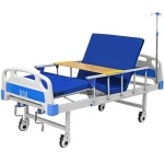 Two cranks manual hospital bed