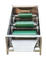 3 layers conveyor belt magnetic separator for quartz & activated carbon