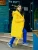 Import 009 SD Yellow women warm long down jacket winter coat from Russia