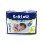 Hot Sell Good Quality Hypoallergenic Softlove Soft Comfort Infant Baby Diapers