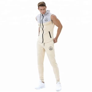 Mens Sweat Suits Zips Jogging Suit Track Suit Custom Logo Jacket Tracksuits For Men