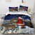 Import 3 D printed Christmas duvet cover set including one duvet cover, one fitted bed sheet and two pillow cases from China