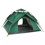 Auto pop-up double-layered camping tent