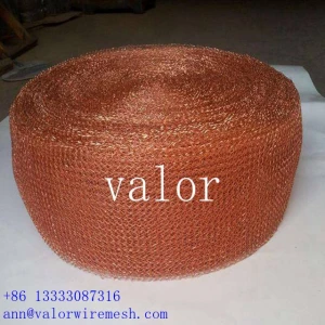 0.23mm copper knitted wire mesh rolls factory wholesale