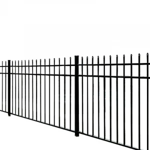 Rustproof outdoor garden wrought iron fences customize