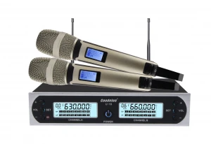 Professional factory UHF singing Conference system wireless handheld style microphone