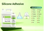 Heat cured adhesive silicone to metal bonding adhesive