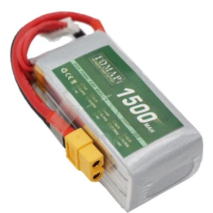 OEM Light weight 6s rc lipo battery 3s lipo 100 c drone battery packs 22.2v 1500mah with XT60 connector