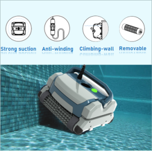 Automatic robotic pool cleaner DW-9144