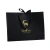 Import BLACK PAPER BAG PRINTED WITH GOLD HOTSTAMPING LOGO from China