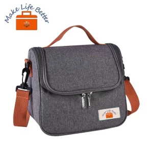 Insulated Type Lunch Cooler Bag Kids School Lunch Box Carry Bag Picnic Water Bottle Cooler Tote BAG