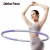 Import Weighted Hula Hoop for Adults 8 Sections Detachable Portable from China