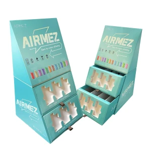 Tool-free assembly branded corrugated display unit for convenience stores