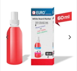 Euro whiteboard marker dry erase ink refill