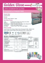 LATEX EXAMINATION GLOVES