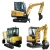 Import 1 Ton 1.7 Ton 2 Ton 3 TonMini Excavator Machine China Cheap Mini Excavator Small Excavator Attachments For Sale from China