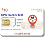 $10 GPS Tracker SIM Card - Kid Senior Pet Vehicle Tracking Device - Compatible With 2G 3G 4G GSM Devices - Roaming Available