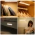 Import 10 LEDs PIR LED Motion Sensor Light Cupboard Wardrobe Bed Lamp LED Under Cabinet Night Light For Closet Stairs Kitchen from China