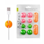 10 pack Home Office Desk Accessories Adhesive Cable Clips  Wire Management Desk Cable Organizer Cord Clips Cable Holder Clamps