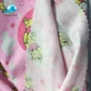 100% cotton flannel swaddle printed fabric for baby/kids/children