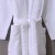 Import 100% Cotton Thick Short-length Plain White Bathrobe from China