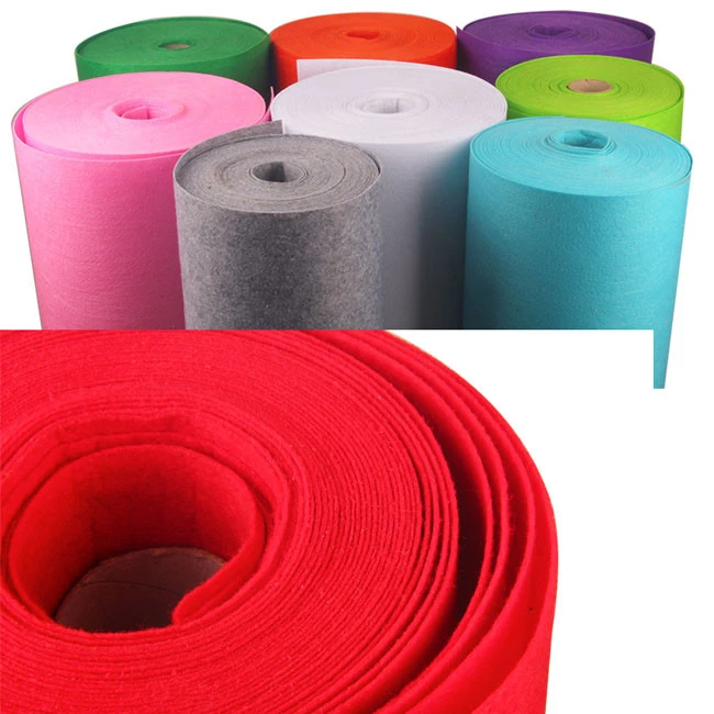 100% polyester fabric felt roll for crafts projects