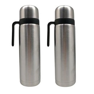 1000ML Double Wall Stainless Steel Yerba Mate Vacuum Flask with Handle
