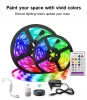 10M Wifi App Music LED Strip Remote Control IR Smart 5050 Flexible Non Waterproof RGB Color changing LED Strip Light
