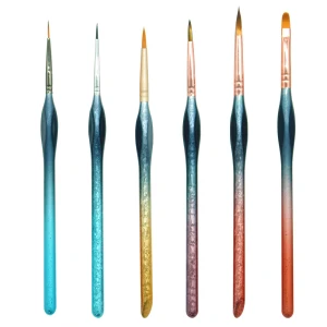 10Pcs Watercolor Paint Brush Set Professional Painting Sable Hair Art Supplies