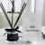 Import 120ml aroma reed diffuser with silk ribbon bottle and luxury package box from China