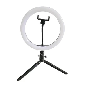 12inch USB Rechargeable Led selfie ring light for cell phone camera mini