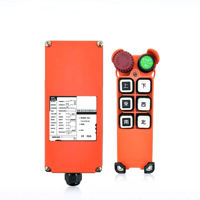 12V Industrial Winch Wireless Remote Control With Emergency Stop Button 6 Keys 8 Keys