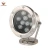 Import 12W Stainless Steel Fountain Lamp Embedded Colorful LED Outdoor Waterproof Pool Light from China
