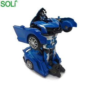 1:36 Plastic Toy Cars Transform Kit Deformation Smart Change Robot Cars
