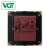 Import 13A 5pin 1gang colored electrical accessories sockets outlet and wall switches PC panel spray Painting gold /universal socket/ from China
