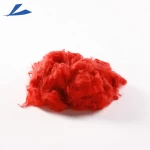 1.4D dope dyed red polyester staple fiber PSF