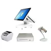 15 Inch Touch Dual Screen POS Terminal/Epos machine With 400mm cash drawer And 1D Barcode Scanner POS System