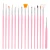 Import 15PCS/set Nail Tools Nail Brush Painting Drawing Liner Pen Nail Art Gel Polish Brushes from China