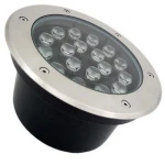 15w IP68 outdoor waterproof burried lamp RGB garden lights Amazon round recessed lawn light high quality underground light