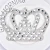 16.5*11.7cm Crown Pattern Diamond Sticker Hot Melt Adhesive crystal Rhinestone diamond Clothes hat bag Car Decor DIY Accessories