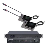 16A conference audio system equipment wired discussion mic meet confer digital video meeting room microphone conference system