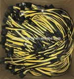 16AWG stronger 6P male to 6+2P male mining line cable power cord
