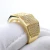 Import 18k Solid Gold Icy Jewelry Rough Jewelry Circle Ring Playboy Jewelry City Gold Mens Wedding Bands from China