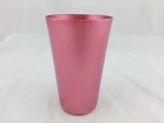 18oz New Item Red Aluminum Tumbler Cups for Tea, Coffee and Other Beverage
