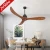 Import 1stshine Singapore APP Control BLDC Motor Modern 3 Solid Wood Blade Ceiling Fan for Hotel from China